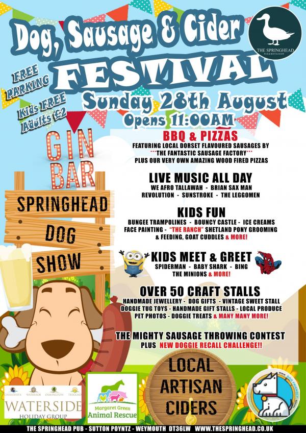 Dog, Sausage and Cider Festival Poster